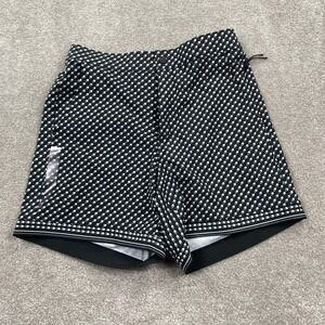 VRST Mens 6" Resort Short Pure Black Print Relaxed Fit Quick Dry NWT Size S